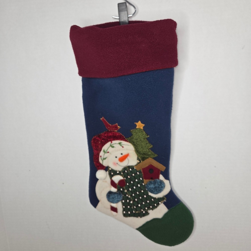 Christmas Stocking Snowman Holiday Decoration Christmas Tree Birdhouse